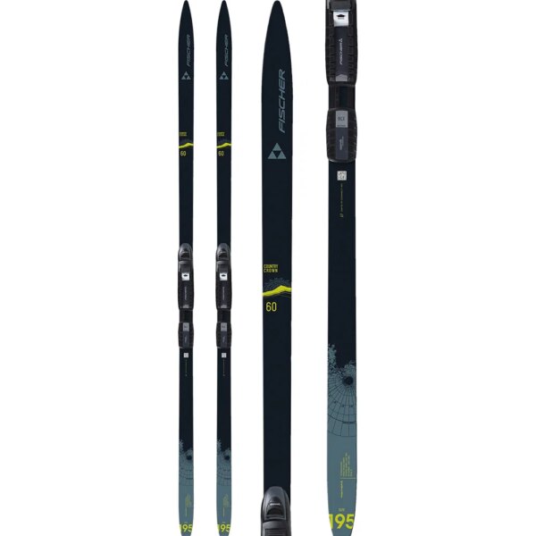 Fischer - Fischer Country Crown 60 24/25 Langlaufski Classic inkl. Bindung