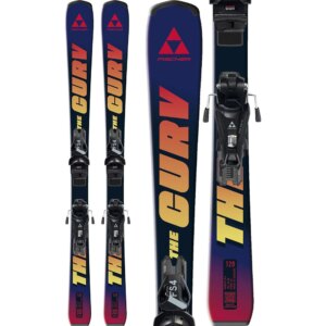 Fischer - Fischer The Curv JR 25/26 Kinderski inkl. FS 4 GripWalk CA JRS Bindung (70-120cm)