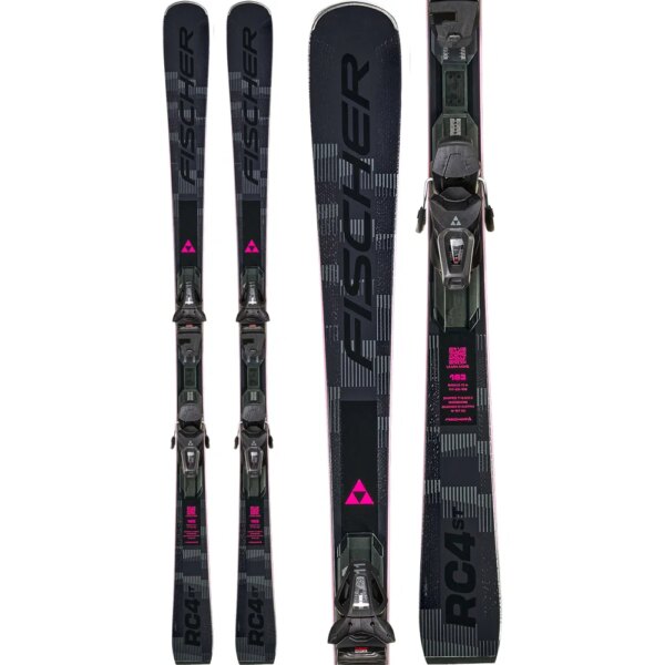 Fischer-Fischer-RC4-ST-2627-Ski-inkl.-RS-11-GripWalk®-Powerrail-Bindung-schwarz Fischer - Fischer RC4 ST 26/27 Ski inkl. RS 11 GripWalk® Powerrail Bindung