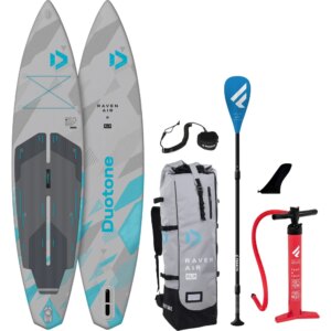 Duotone - Duotone DTS-iSUP Package Raven Air SLS 12'6" X 32" Board Set inkl. Fanatic Pure Paddle