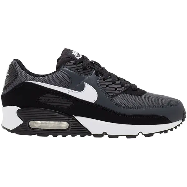 NIKE-Freizeitschuhe-AIR-MAX-90-IRON-GREYWHITE-DK-SMOKE-GREY-BLACK NIKE - Freizeitschuhe AIR MAX 90