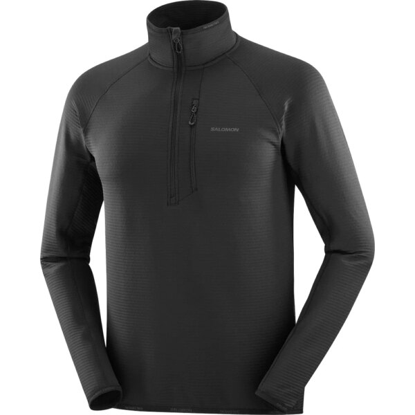 Salomon - Salomon Essential Lightwarm Fleece Midlayer deep black