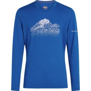 Icebreaker - Icebreaker Merino 200 Oasis Langarmshirt Rising Light blau