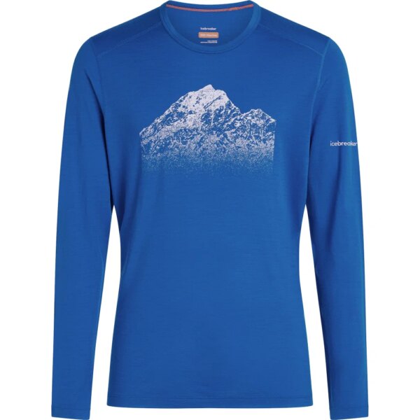 Icebreaker - Icebreaker Merino 200 Oasis Langarmshirt Rising Light blau