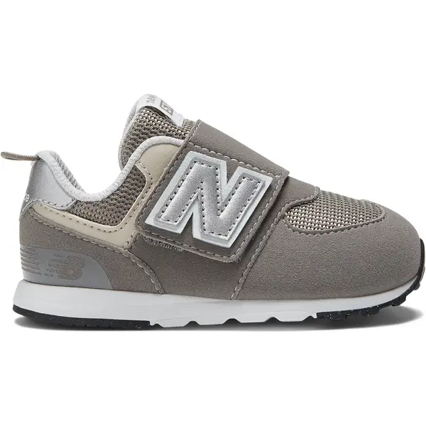 NEW-BALANCE-Kinder-Freizeitschuhe-574-NEW-B-Hook-Loop-Weit-RAIN-CLOUD-NW574GR NEW BALANCE - Kinder Freizeitschuhe 574 NEW-B Hook & Loop Weit