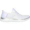 SKECHERS-Slipper-SUMMITS-DIAMOND-DREAM-WHITE-SILVER SKECHERS - Slipper SUMMITS-DIAMOND DREAM