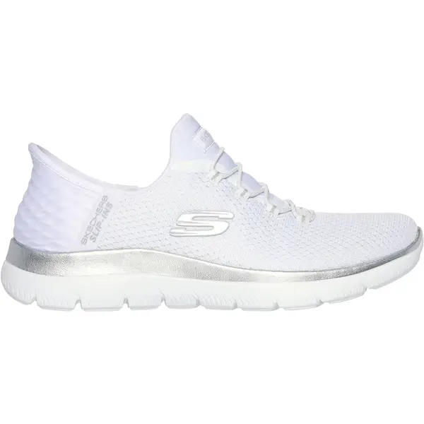 SKECHERS-Slipper-SUMMITS-DIAMOND-DREAM-WHITE-SILVER SKECHERS - Slipper SUMMITS-DIAMOND DREAM