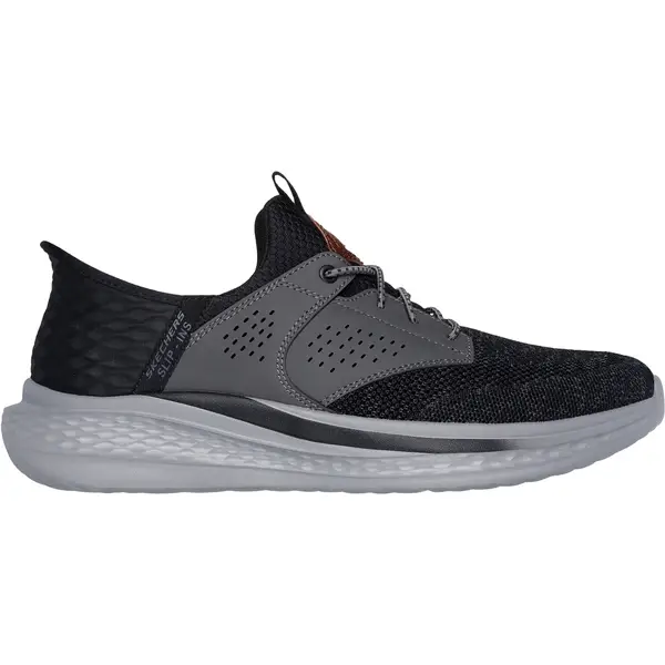 SKECHERS-Slipper-SLADE-CASTER-BLACK-GRAY SKECHERS - Slipper SLADE-CASTER