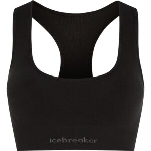 Icebreaker - Icebreaker Merino Seamless Active Sport BH schwarz