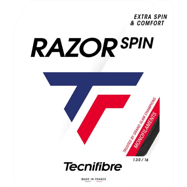 Tecnifibre-Tecnifibre-Razor-Spin-130-Tennissaite-schwarz-schwarz Tecnifibre - Tecnifibre Razor Spin 1,30 Tennissaite schwarz