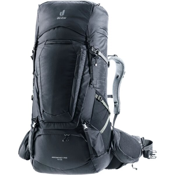 deuter-deuter-Aircontact-Pro-75L10-Trekkingrucksack-schwarz-schwarz deuter - deuter Aircontact Pro 75L+10 Trekkingrucksack schwarz