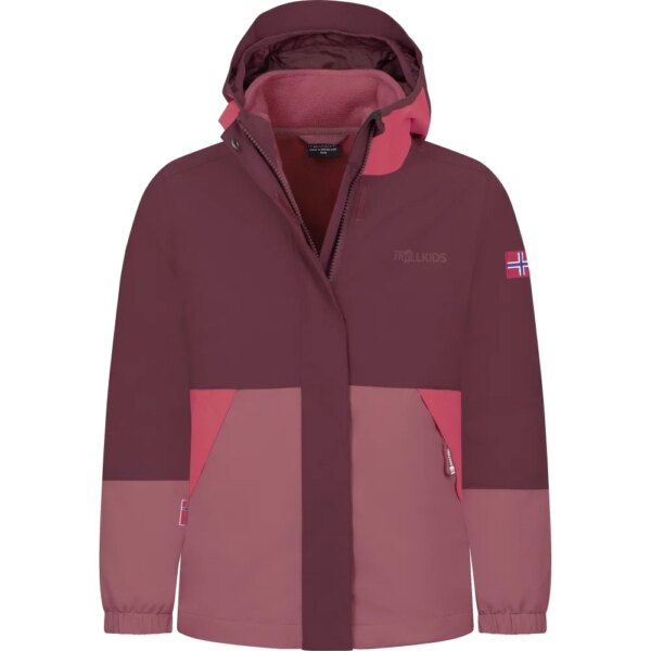 Trollkids - Trollkids Kjerag 3-in-1 Jacke Kinder rosa-pink