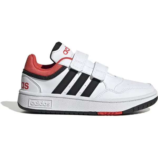 ADIDAS-Kinder-Freizeitschuhe-Hoops-FTWWHTCBLACKBRIRED ADIDAS - Kinder Freizeitschuhe Hoops