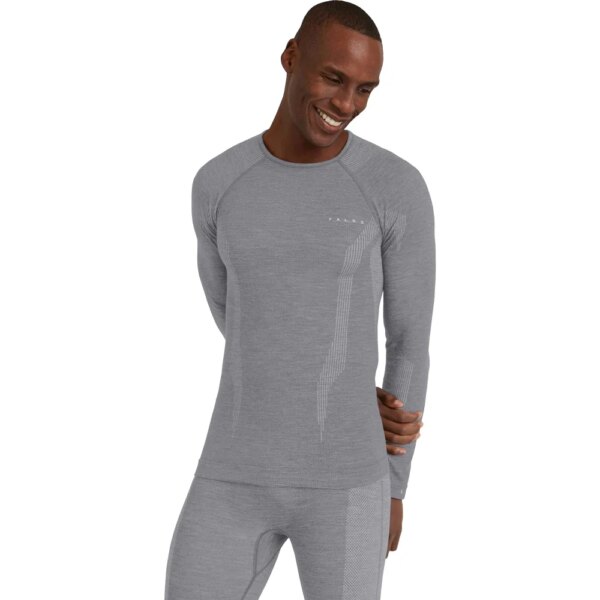 Falke-Falke-WT-Longsleeve-grey-heather-grau Falke - Falke WT Longsleeve grey heather