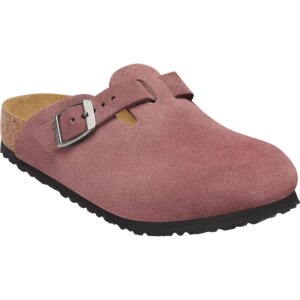 Birkenstock - Birkenstock Boston Kids Suede Leather Kinder pepper