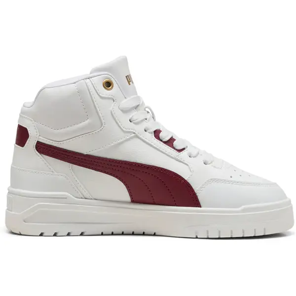 PUMA-Kinder-Freizeitschuhe-Shuffle-Downtown-Mid-Jr-PUMA-White-Team-Regal-Red-PUMA-Gold PUMA - Kinder Freizeitschuhe Shuffle Downtown Mid Jr