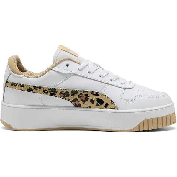 PUMA-Freizeitschuhe-Carina-Street-Animal-Flair-PUMA-White-Toasted-Almond-PUMA-Silver PUMA - Freizeitschuhe Carina Street Animal Flair