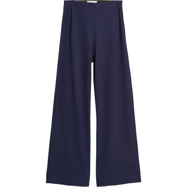 Armedangels-Armedangels-Basic-Jersey-Wide-Leg-Pant-Hose-tinted-navy-blau Armedangels - Armedangels Basic Jersey Wide Leg Pant Hose tinted navy