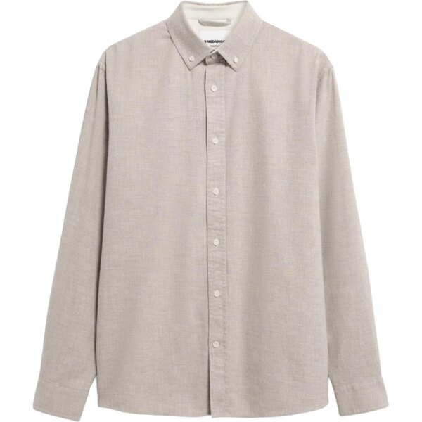Armedangels-Armedangels-Araamo-Flannel-Hemd-honey-reed-beige Armedangels - Armedangels Araamo Flannel Hemd honey reed