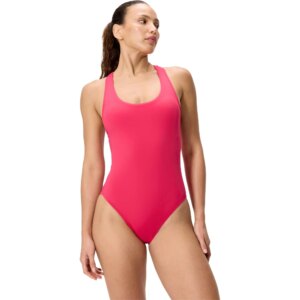 Speedo - Speedo Scoop Neck Badeanzug rosa-pink