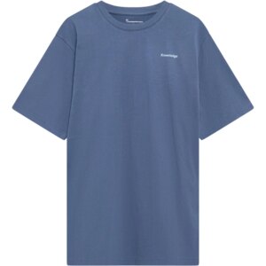 KnowledgeCotton - Apparel Back Print T-Shirt vintage indigo