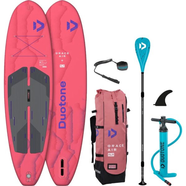 Duotone - Duotone DTS-iSUP Package Grace Air SLS 10'4" X 33" Board Set inkl. Duotone One Paddle
