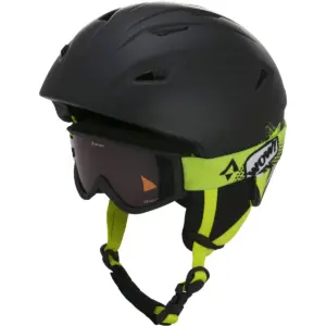 TECNOPRO - Kinder Skihelm "Pulse HS-016" mit Skibrille "Freeze 2"
