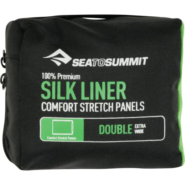 Schlafsack Silk Stretch Liner - Double (Rectangular) Navy Blue - Bild 3 SEA TO SUMMIT - Schlafsack Silk Stretch Liner - Double (Rectangular) Navy Blue