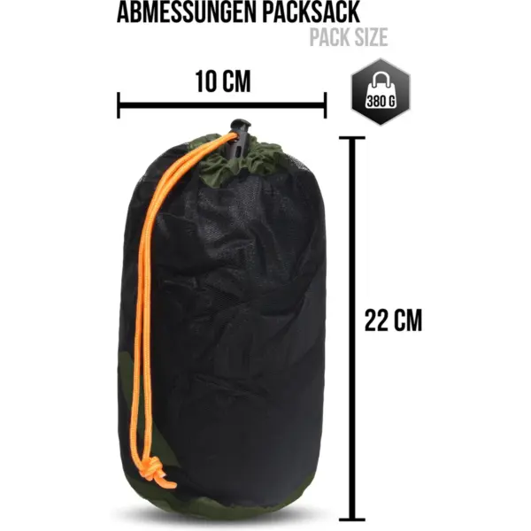 Schlafsack-Regenüberzug SleeBag - Bild 6 NORMANI OUTDOOR SPORTS - Schlafsack-Regenüberzug SleeBag