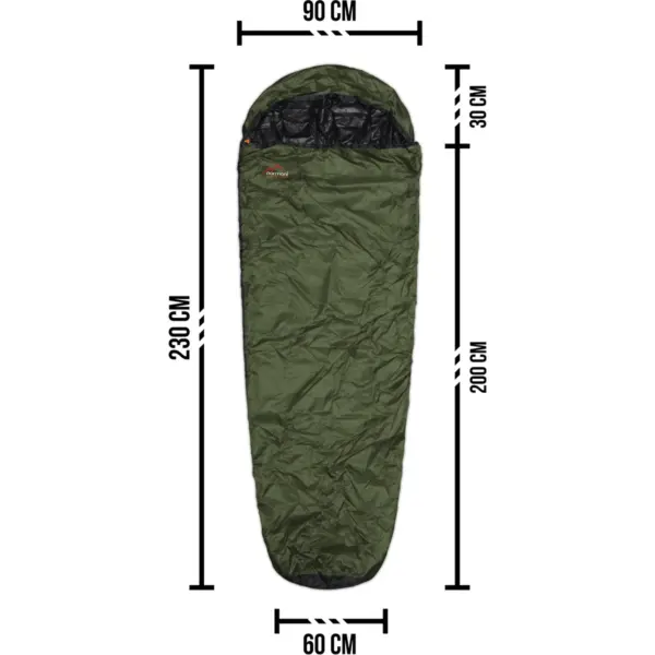 Schlafsack-Regenüberzug SleeBag - Bild 2 NORMANI OUTDOOR SPORTS - Schlafsack-Regenüberzug SleeBag