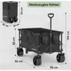 Bollerwagen Faltbar 200 l Stauraum - Bild 7 NEOLYMP - Bollerwagen Faltbar 200 l Stauraum