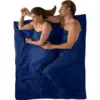 Schlafsack Silk/Cotton Travel Liner Double (Rectangular) Navy Blue - Bild 4 SEA TO SUMMIT - Schlafsack Silk/Cotton Travel Liner Double (Rectangular) Navy Blue