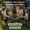 NEOLYMP - Campingstuhl faltbar bis 250 kg belastbar