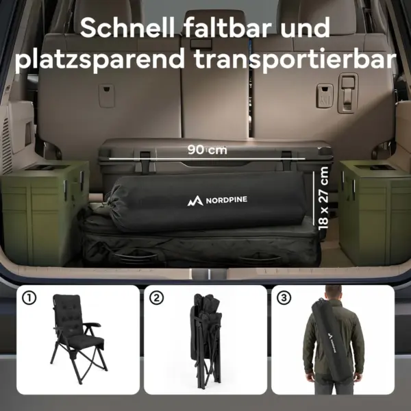 NEOLYMP - Campingstuhl faltbar bis 150 kg belastbar