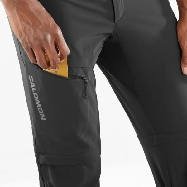 Herren Hose WAYFARER ZIP OFF PANTS M DEEP BLACK - Bild 4 SALOMON - Hose WAYFARER ZIP OFF PANTS M DEEP BLACK