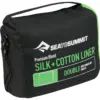 Schlafsack Silk/Cotton Travel Liner Double (Rectangular) Navy Blue - Bild 2 SEA TO SUMMIT - Schlafsack Silk/Cotton Travel Liner Double (Rectangular) Navy Blue
